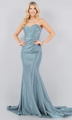 Cinderella Couture Long Formal Dress 8083j -SIMPLY DRESS SALE 8083J Sage 2