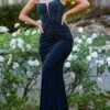 Cinderella Couture Long Formal Dress 8084j -SIMPLY DRESS SALE 8084J BLK 1