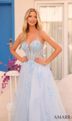 Amarra Long Formal Dress 88086 -SIMPLY DRESS SALE 88086LightBlue b long prom dress