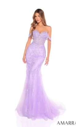 Amarra Long Formal Dress 88224 11 Amarra Long Formal Dress 88224 -SIMPLY DRESS SALE 88224Lilac long prom dress