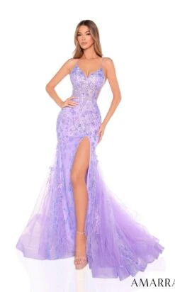 Amarra Long Formal Dress 88227 -SIMPLY DRESS SALE 88227Lilac long prom dress