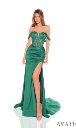 Amarra Long Formal Dress 88243 9 Amarra Long Formal Dress 88243 -SIMPLY DRESS SALE 88243Emerald long prom dress
