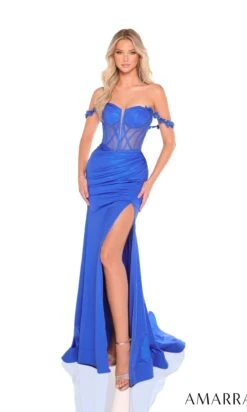Amarra Long Formal Dress 88243 11 Amarra Long Formal Dress 88243 -SIMPLY DRESS SALE 88243RoyalBlue long prom dress