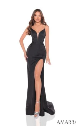 Amarra Long Formal Dress 88271 12 Amarra Long Formal Dress 88271 -SIMPLY DRESS SALE 88271 Black long prom dress