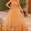 Amarra Long Formal Dress 88339 -SIMPLY DRESS SALE 88339Nude Gold a long prom dress