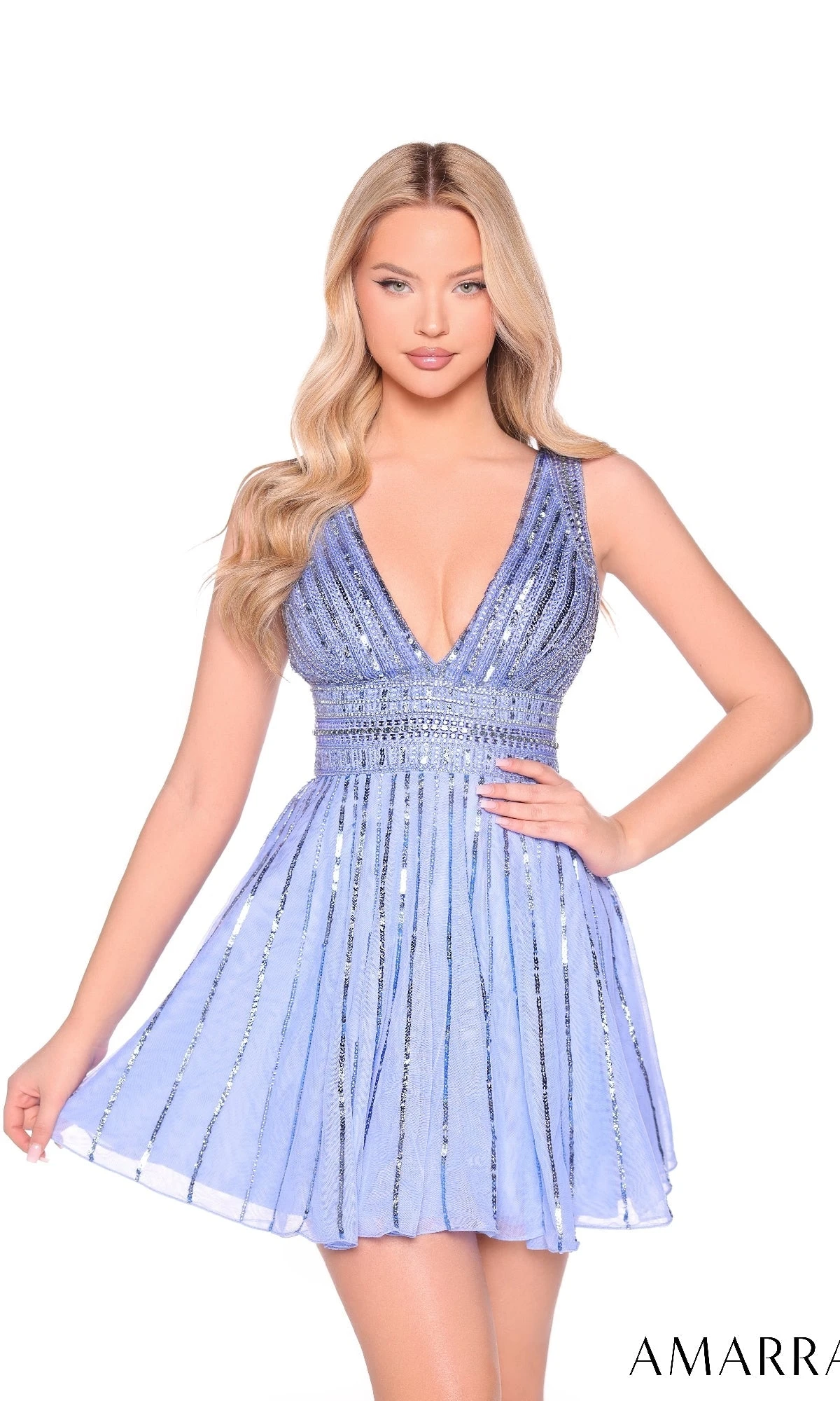 Amarra Short Party Dress 88920 5 Amarra Short Party Dress 88920 - Image 3