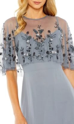 Mac Duggal Long Formal Dress 9229 -SIMPLY DRESS SALE 9229 SlateBlue CL