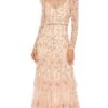 Mac Duggal Long Formal Dress 9237 -SIMPLY DRESS SALE 9237 Blush AB