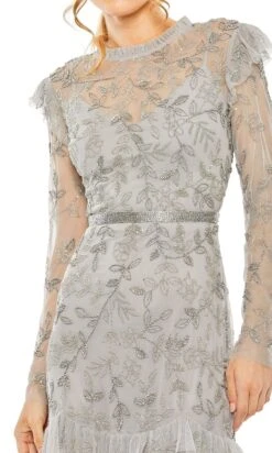 Mac Duggal Long Formal Dress 9237 -SIMPLY DRESS SALE 9237 Platinum CL