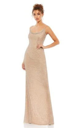 Mac Duggal Long Formal Dress 93551 -SIMPLY DRESS SALE 93551 Nude AB