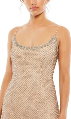 Mac Duggal Long Formal Dress 93551 -SIMPLY DRESS SALE 93551 Nude CL