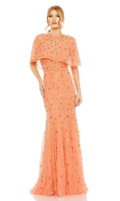 Mac Duggal Long Formal Dress 93653 -SIMPLY DRESS SALE 93653 Coral AB