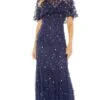 Mac Duggal Long Formal Dress 93653 -SIMPLY DRESS SALE 93653 Midnight AB