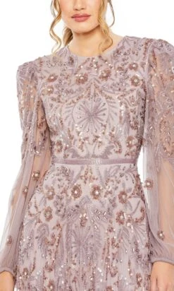 Mac Duggal Long Formal Dress 93930 -SIMPLY DRESS SALE 93930 Heather CL