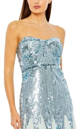 Mac Duggal Long Formal Dress 93959 -SIMPLY DRESS SALE 93959 IceBlue CL