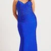 Faviana Long Plus-Size Formal Dress 9555 -SIMPLY DRESS SALE 9555 ROYAL FRONT long prom dress