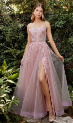 Andrea & Leo Long Formal Dress A1141 -SIMPLY DRESS SALE A1141 dustyrose