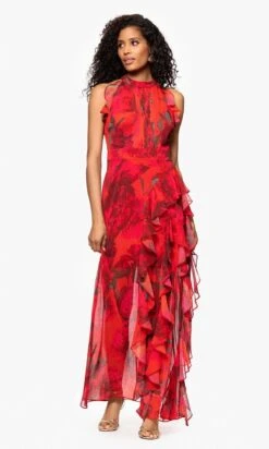 Betsy And Adam Long Formal Dress A26962 10 Betsy And Adam Long Formal Dress A26962 -SIMPLY DRESS SALE A26962 RedMulti 0012