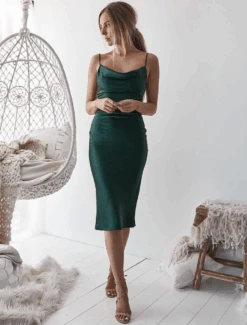 Aspen By Velvi Knee Length Cocktail Dress 33 Aspen By Velvi Knee Length Cocktail Dress -SIMPLY DRESS SALE Aspen Emerald 1