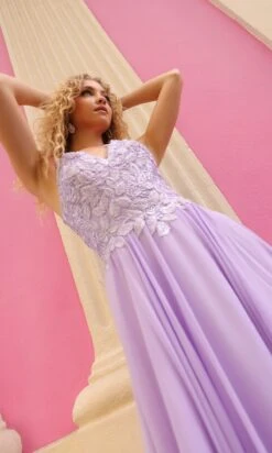 Formal Long Dress C1462 By Nox Anabel 13 Formal Long Dress C1462 By Nox Anabel -SIMPLY DRESS SALE C1462LILAC 3