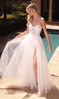 Long Formal Dress CB065W By Ladivine