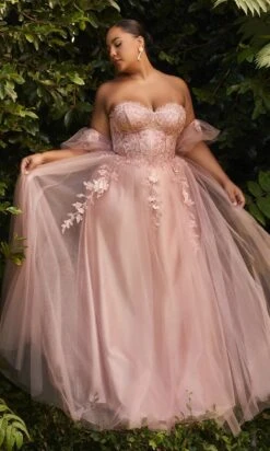 Long Formal Dress CD0191 By Ladivine -SIMPLY DRESS SALE CD0191C blush
