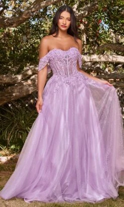 Long Formal Dress CD0198 By Ladivine -SIMPLY DRESS SALE CD0198 LAVENDER