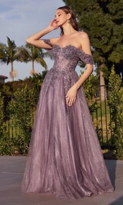 Long Formal Dress CD0198 By Ladivine -SIMPLY DRESS SALE CD0198 english violet 1