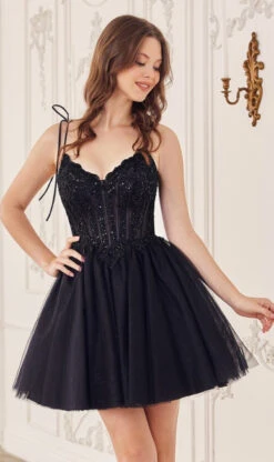 Ladivine Short Party Dress Cd0236 -SIMPLY DRESS SALE CD0236 black