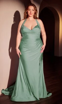 Ladivine Long Formal Dress CD796C 20 Ladivine Long Formal Dress CD796C -SIMPLY DRESS SALE CD796C DARK SAGE FRONT long prom dresses