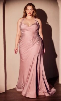 Ladivine Long Formal Dress CD796C 21 Ladivine Long Formal Dress CD796C -SIMPLY DRESS SALE CD796C DUSTY ROSE FRONT long prom dresses