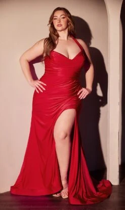 Ladivine Long Formal Dress CD796C 29 Ladivine Long Formal Dress CD796C -SIMPLY DRESS SALE CD796C RED FRONT long prom dresses