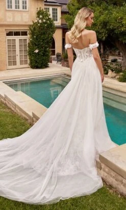 Long Formal Dress CD861W By Ladivine -SIMPLY DRESS SALE CD861W 3