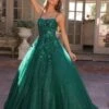 Formal Long Dress H1464 By Nox Anabel -SIMPLY DRESS SALE H1464HUNTERGREEN11279