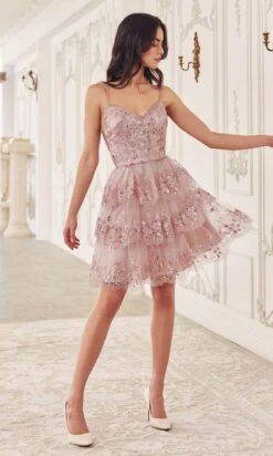 Ladivine Short Party Dress Kv1090 -SIMPLY DRESS SALE KV1090 blush 30065670 fd8b 4ddd a574 f85108a1e7e9