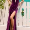 Formal Long Dress R1428 By Nox Anabel -SIMPLY DRESS SALE R1428 PURPLE 4