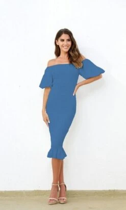 Skyla By Velvi Midi Wedding Guest Dress -SIMPLY DRESS SALE Skyla 3