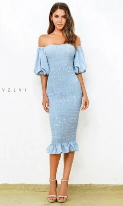 Skyla By Velvi Midi Wedding Guest Dress -SIMPLY DRESS SALE Skyla 9