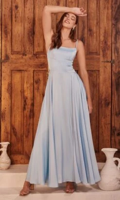 Formal Long Dress B8402 By Ladivine -SIMPLY DRESS SALE b8402 ltblue