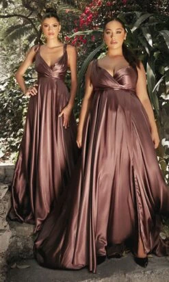 Long Formal Dress BD105 By Ladivine -SIMPLY DRESS SALE bd105 mahagony
