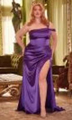 Formal Long Dress CD327C By Ladivine -SIMPLY DRESS SALE cd327c novapurple