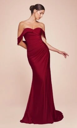 SIMPLY DRESS SALE -SIMPLY DRESS SALE cd790 burgundy front