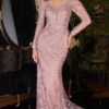 Ladivine Long Formal Dress Cd989 -SIMPLY DRESS SALE cd989 mauve 1