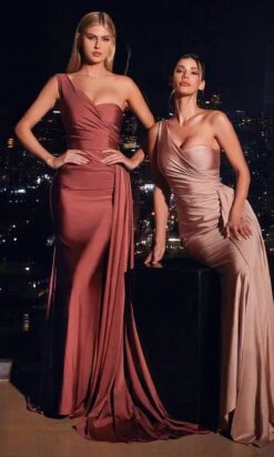 Formal Long Dress PT004 By Ladivine -SIMPLY DRESS SALE pt004 siennarose dustyrose 1