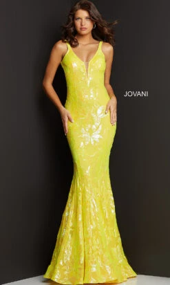 Jovani Long Sexy Sequin Mermaid Formal Prom Dress 18 Jovani Long Sexy Sequin Mermaid Formal Prom Dress -SIMPLY DRESS SALE yellow dress JO 21 3263 a